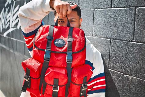 100t gucci collab|100 Thieves x Gucci backpack: Where to buy, release date.